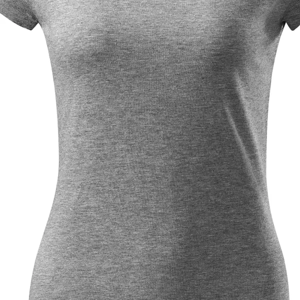 T-shirt dam med mycket korta ärmar - Lätt avsmalnande snitt