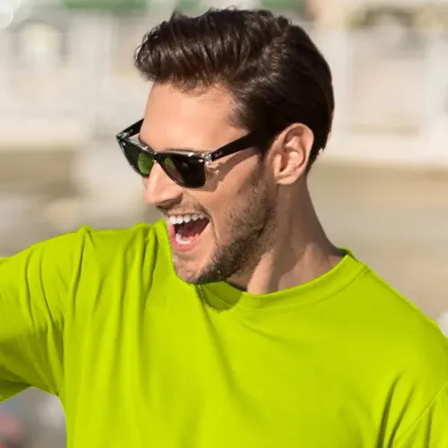 Klassisk T-shirt herr - Klassisk rund halsringning