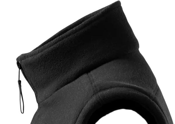 Klassisk fleeceväst - Upphöjd krage för att skydda mot kyla på halsen