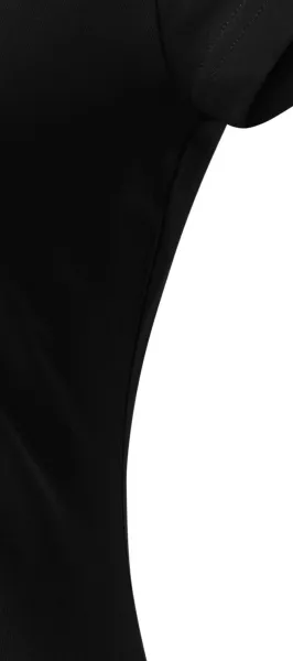 T-shirt med smal passform för damer med rund halsringning - Klipp med sidsömmar