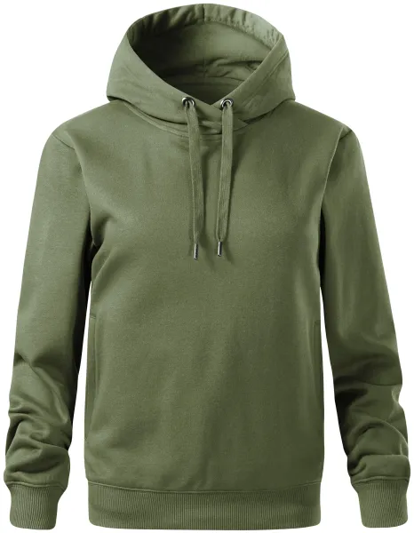 Bekväm damtröja med huva - Lös passform med sidosömmar