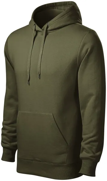 Herrtröja med huva utan dragkedja - Herrtröja utan dragkedja och med huva