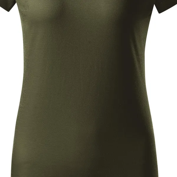 Dam enkel T-shirt - Lätt avsmalnande snitt