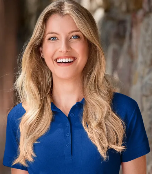 Damer elegant polotröja - 5-knappsfäste