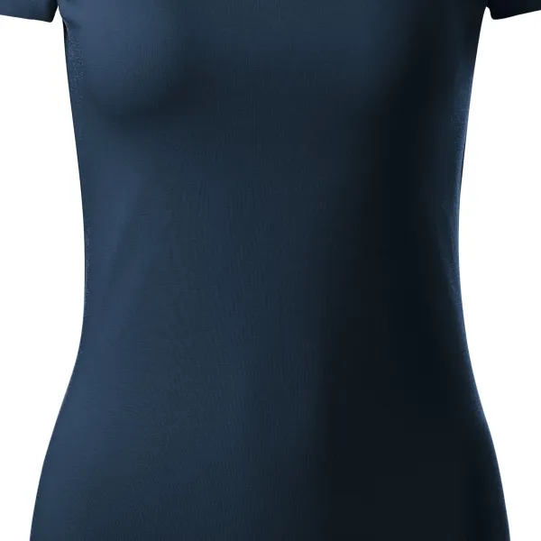 T-shirt dam med dekorativa sömmar - Smal, avsmalnande passform
