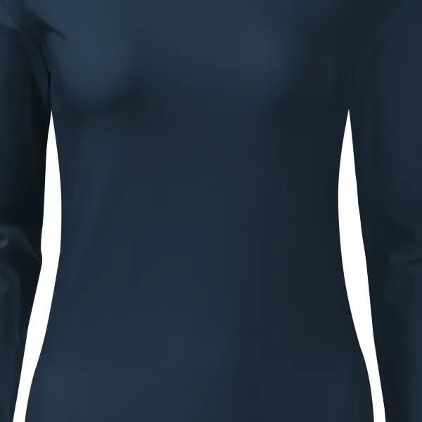 T-shirt med lång passform för damer med långa ärmar - Lätt avsmalnande snitt