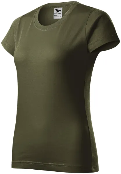 Dam enkel T-shirt - T-shirt i bomull för kvinnor för varje dag