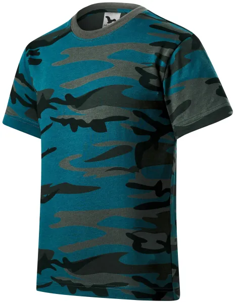 Barnens kamouflage-T-shirt - Kamouflage-t-shirt för barn inte bara för skogen