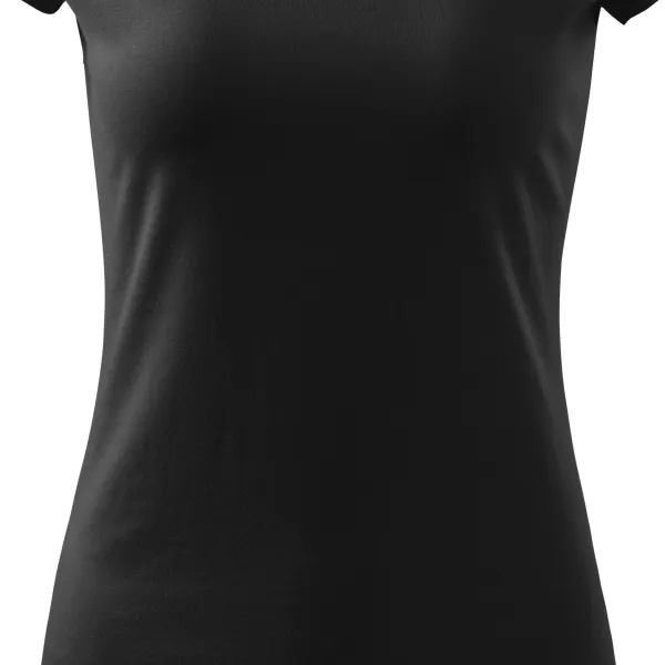 T-shirt dam med mycket korta ärmar - Lätt avsmalnande snitt