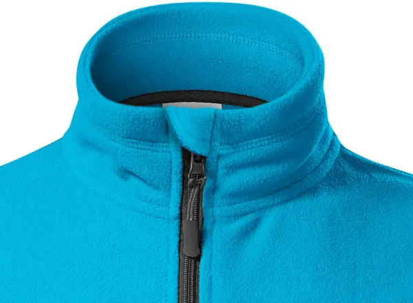 Dam fleece kontrastjacka - Dragkedja upp till hakan