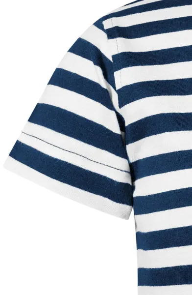 Barn marinblå T-shirt - Klassiska korta ärmar