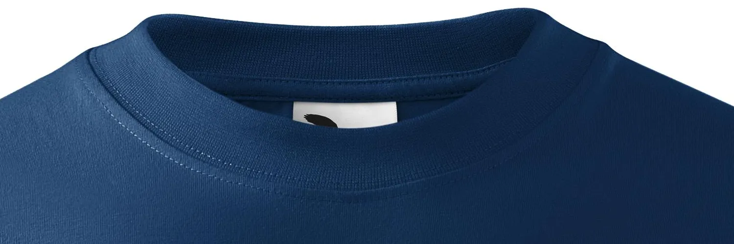 Barns enkla T-shirt - Klassisk rund halsringning