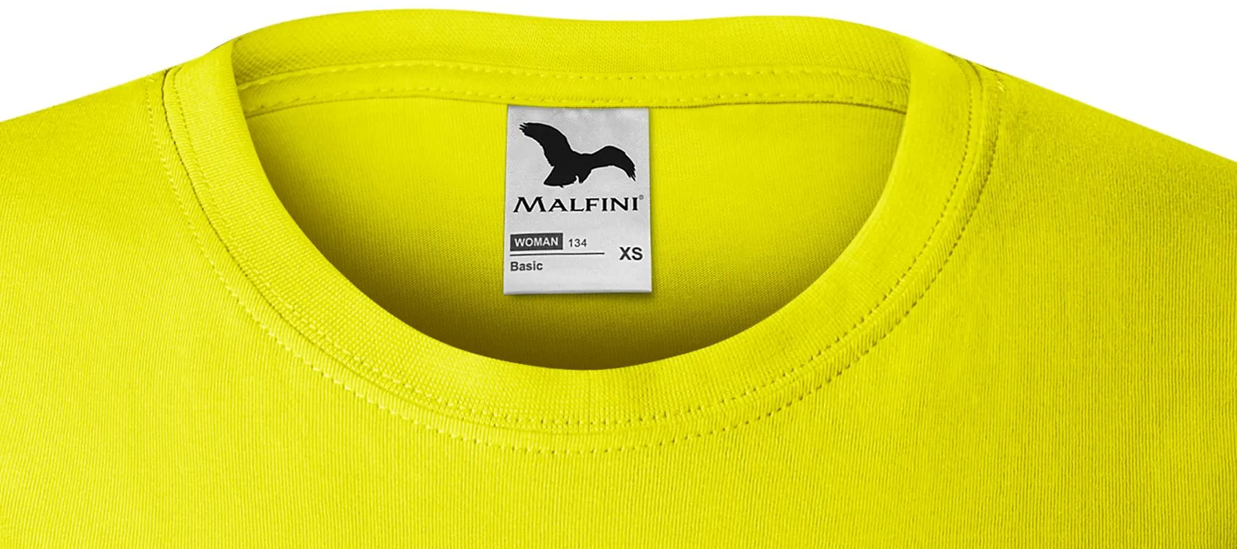 Dam enkel T-shirt - Klassisk rund halsringning