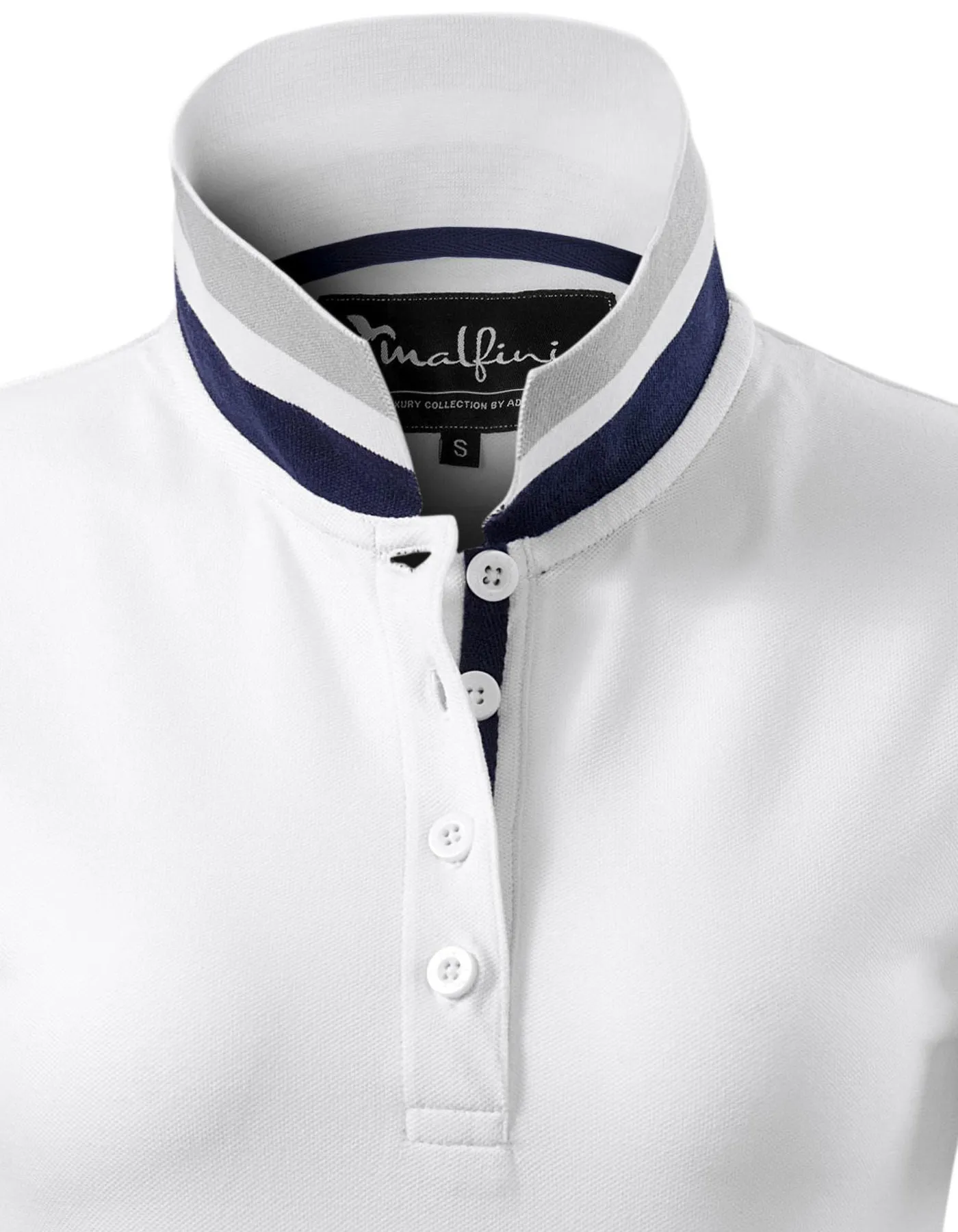 Dampolo med krage upp - 4-knapps knäppning